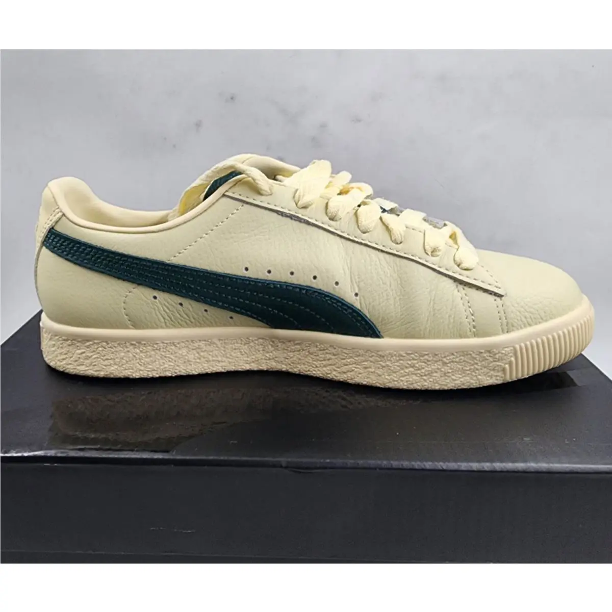 Puma shoes - PUMA Clyde - Clyde - Creamy Vanilla Dark Myrtle (UPC: 197670651332) 1