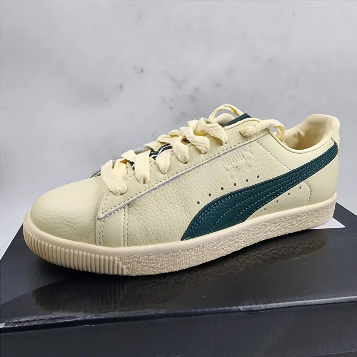 Puma shoes - PUMA Clyde - Clyde - Creamy Vanilla Dark Myrtle (UPC: 197670651332) 5