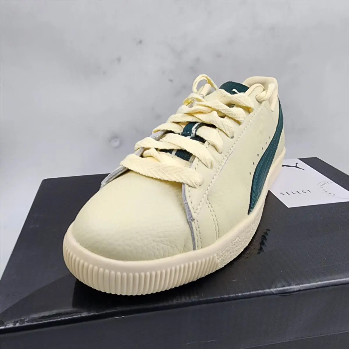 Puma shoes - PUMA Clyde - Clyde - Creamy Vanilla Dark Myrtle (UPC: 197670651332) 6