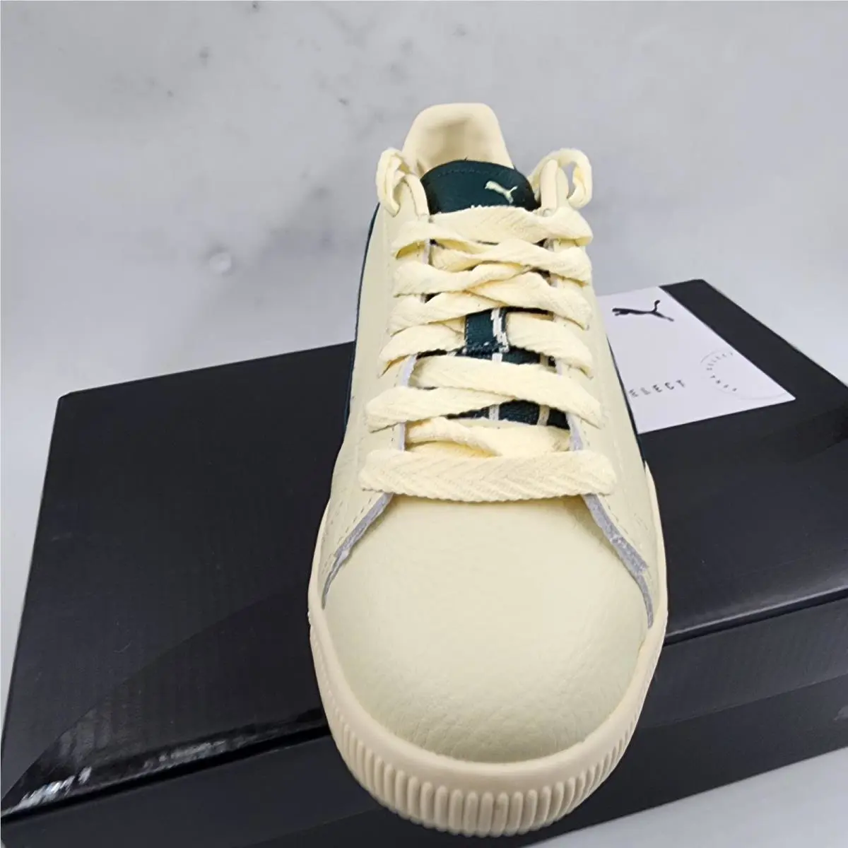 Puma shoes - PUMA Clyde - Clyde - Creamy Vanilla Dark Myrtle (UPC: 197670651332) 7
