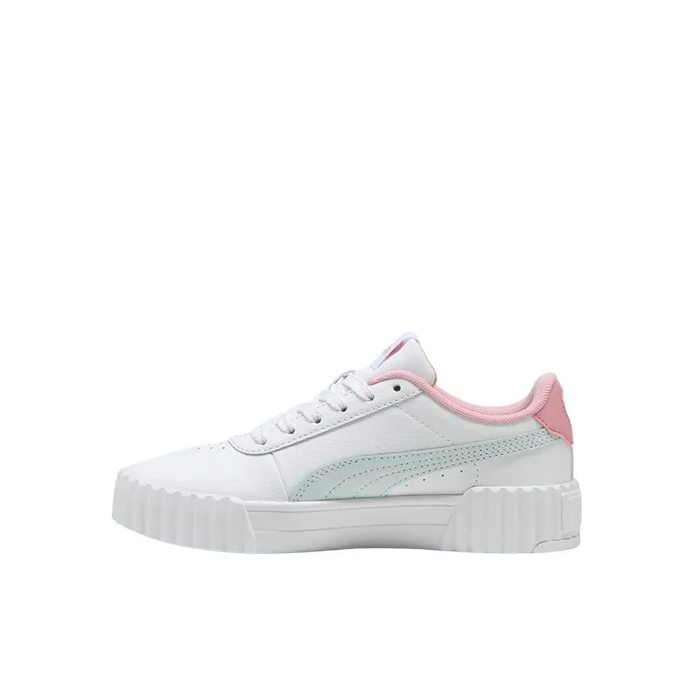 Puma shoes - PUMA Carina 3.0 Lace Up  Youth - 40147611 - Red, White (UPC: 198551896613) 1