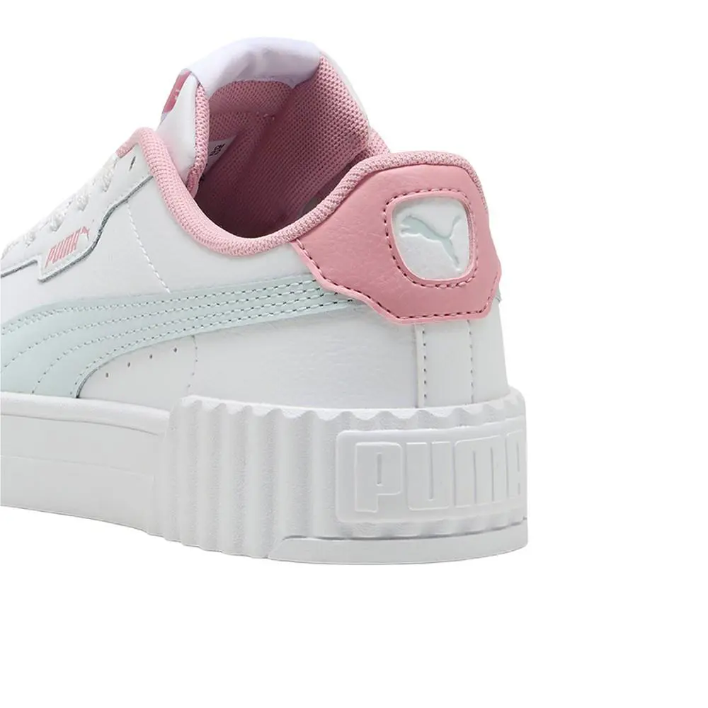 Puma shoes - PUMA Carina 3.0 Lace Up  Youth - 40147611 - Red, White (UPC: 198551896613) 5