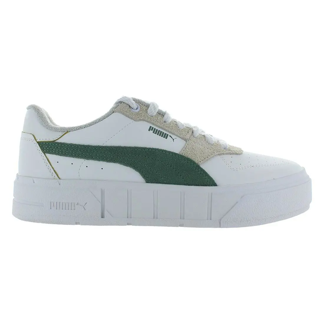 Puma Cali Court Now Then Womens Shoes Size 10 Color: Puma - Puma White/Eucalyptus/Alpine Snow