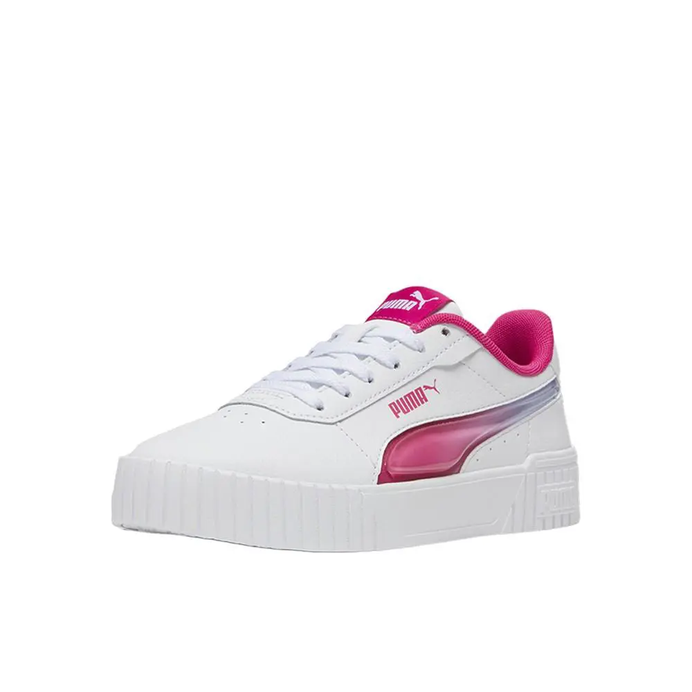 Puma shoes - PUMA Carina 2.0 Jelly Fade Lace Up  Youth - 39811101 - Pink, White (UPC: 197646464003) 0