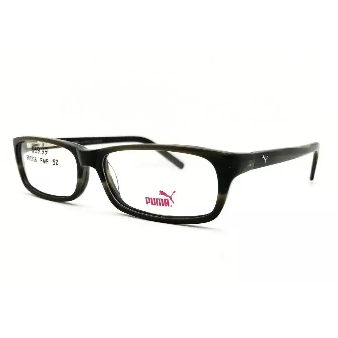 Puma Eyeglasses Bond Smokey Light Tortoise 52•14•135 with Generic Case