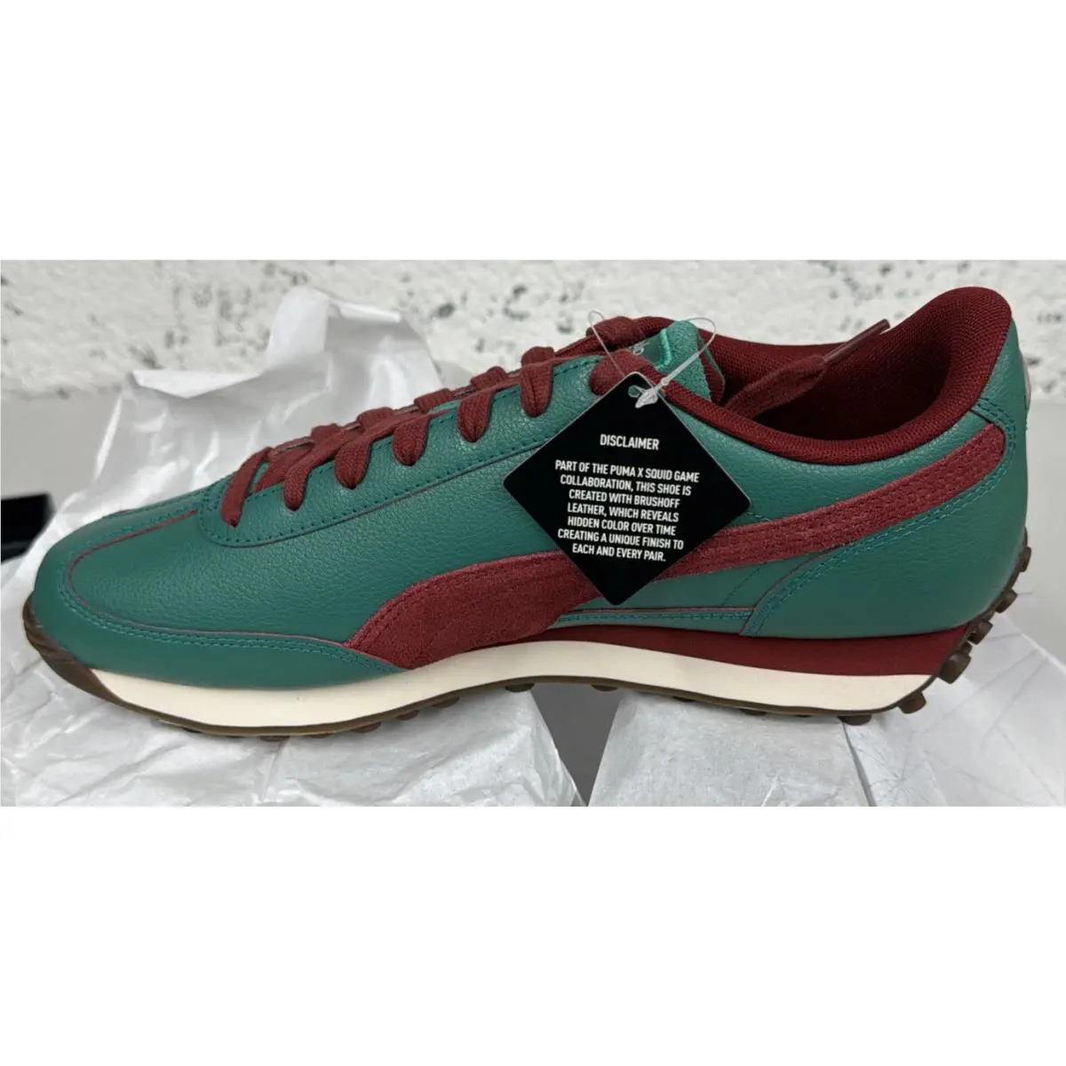 Puma X Squid Game Easy Rider Lace Up Mens Green Sneakers Casual Shoes Size 11