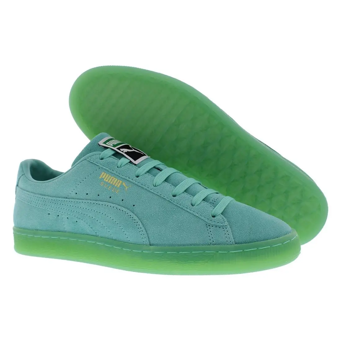 Puma Classic Xxi Suede Mens Shoes Size 12 Color: Mint/mint
