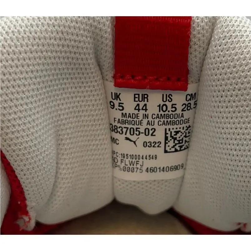 Puma shoes - Red (UPC: 195100044549) 10