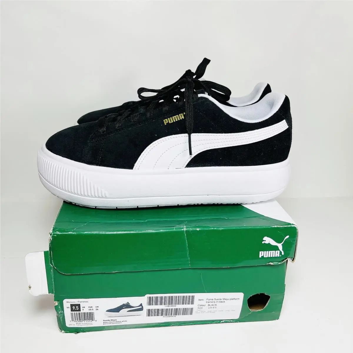 Puma shoes - Puma Mayu - Mayu - 1986163 - Black/White, Main: Black 7