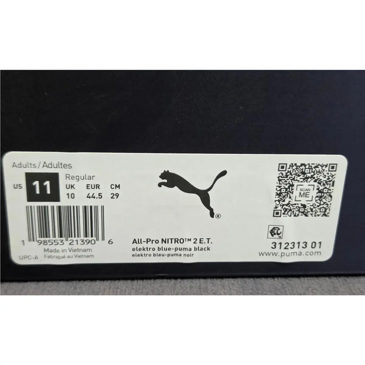 Puma shoes - PUMA All-Pro Nitro - Nitro - Black 5