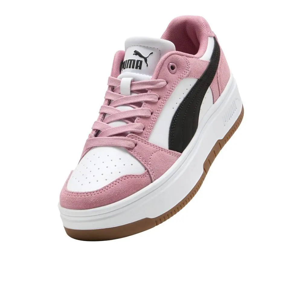 Puma shoes - PUMA Rebound Femme Low Lace Up - 40259302 - Pink (UPC: 198551572920) 4