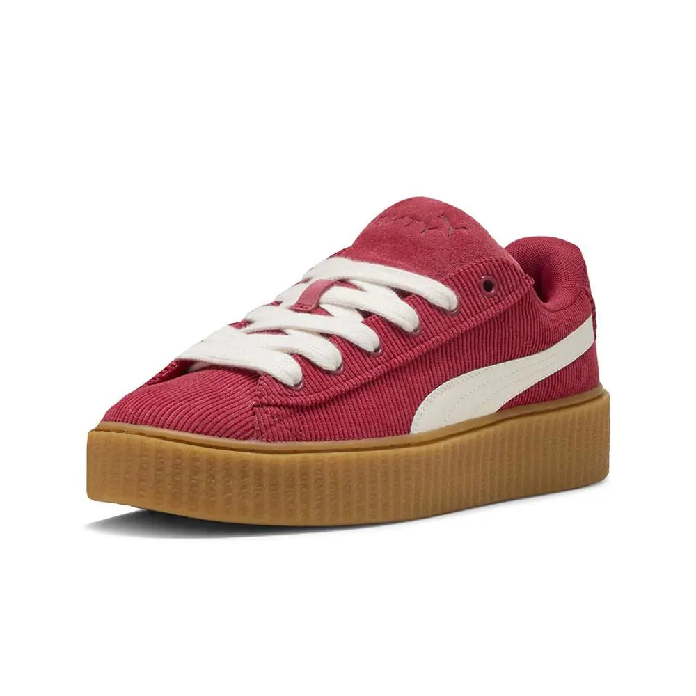 Puma shoes - PUMA Fenty X  Creeper Phatty Corduroy Lace Up - 39987004 - Red (UPC: 197671873351) 0