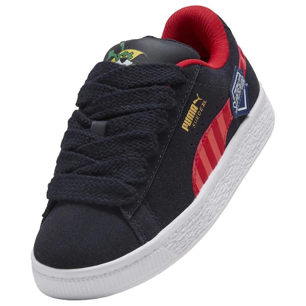 Puma shoes - PUMA Suede Xl Super Lace Up  Toddler - 40495701 - Blue (UPC: 198556439556) 4