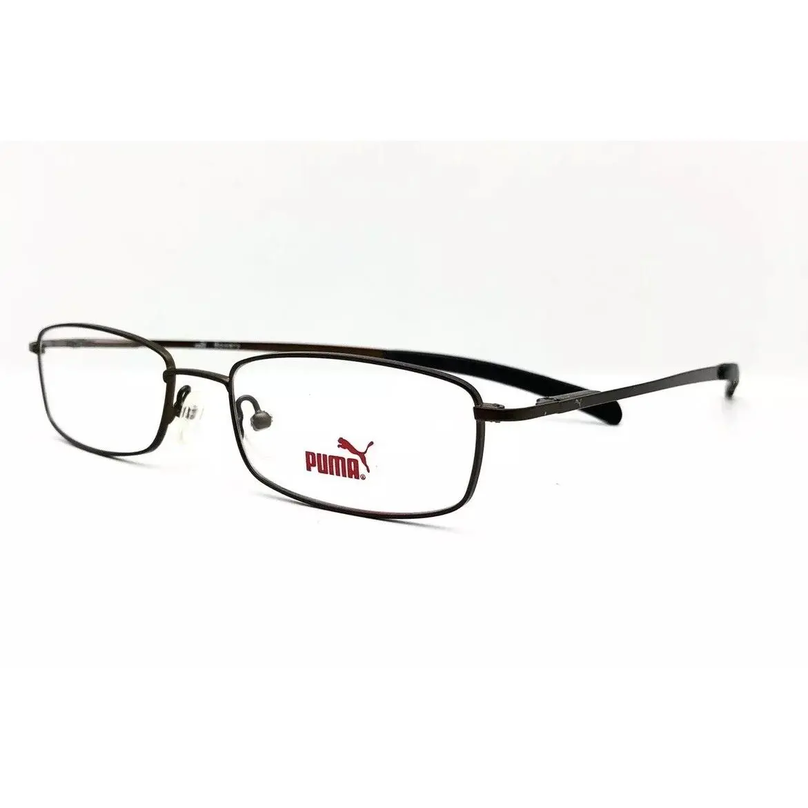 Puma Eyeglasses Bowery Matte Brown 51•17•135 with Generic Case