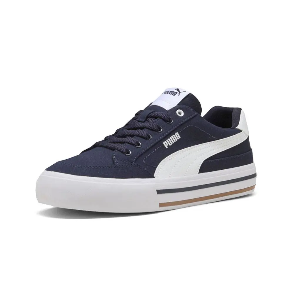 Puma shoes - PUMA Court Classic Vulcanized Formstrip Lace Up - 39635317 - Blue (UPC: 197673902455) 0