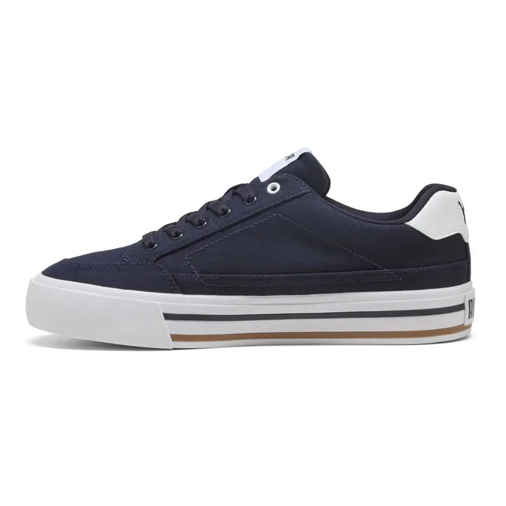 Puma shoes - PUMA Court Classic Vulcanized Formstrip Lace Up - 39635317 - Blue (UPC: 197673902455) 1