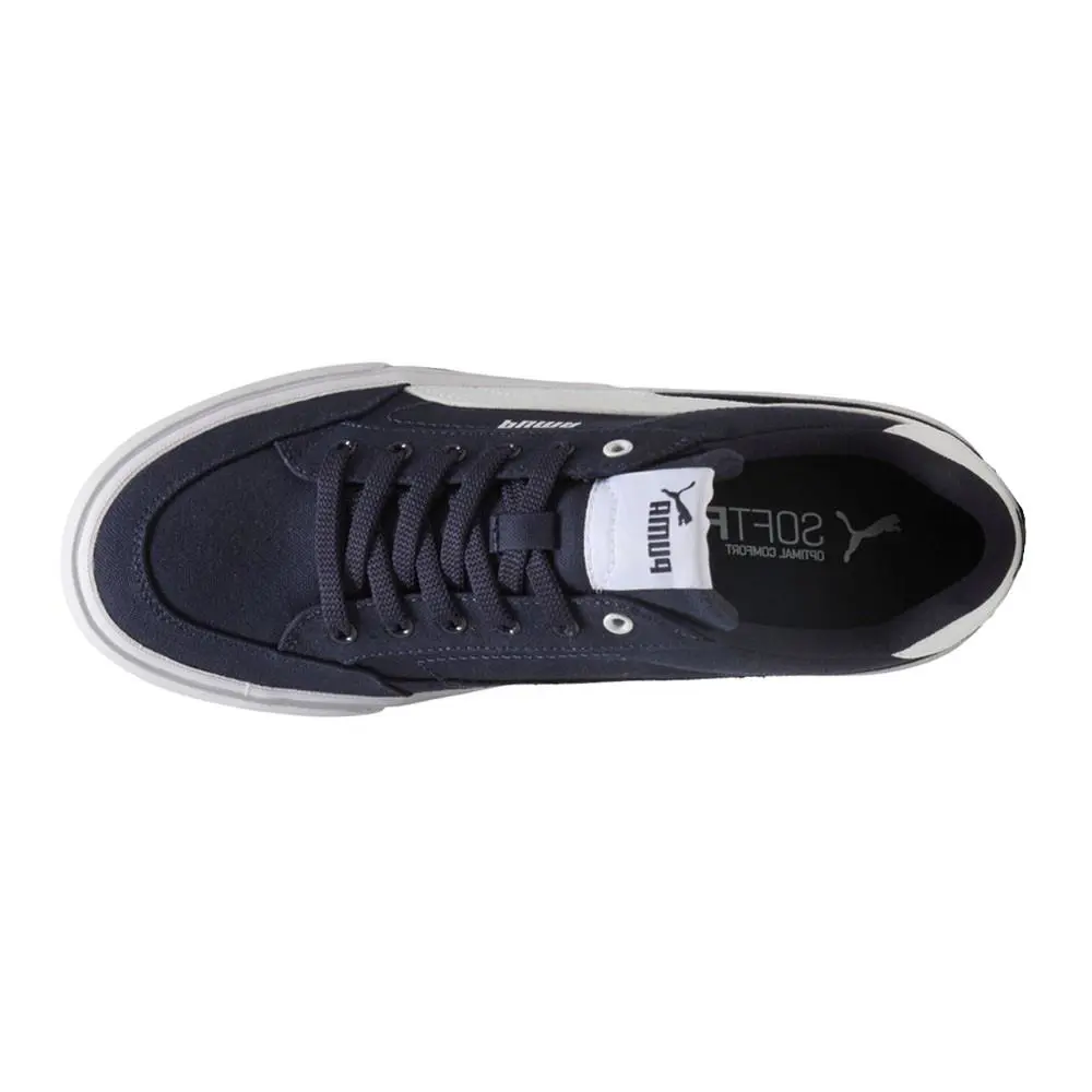 Puma shoes - PUMA Court Classic Vulcanized Formstrip Lace Up - 39635317 - Blue (UPC: 197673902455) 2