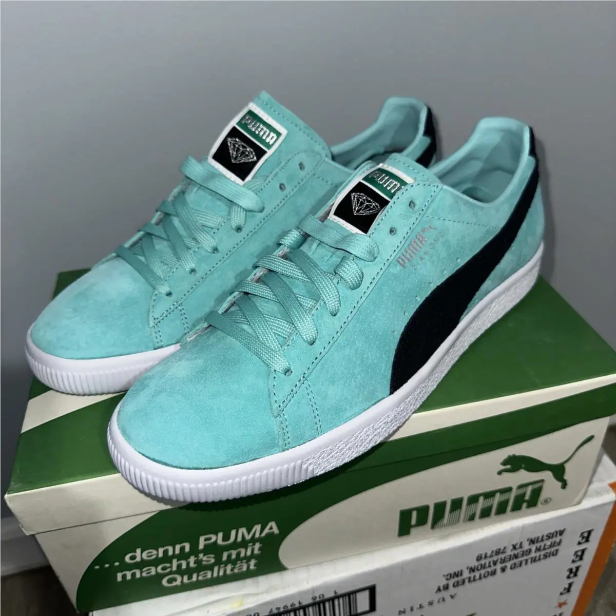 Puma Clyde Diamond Supply Co Shoes Size 10.5