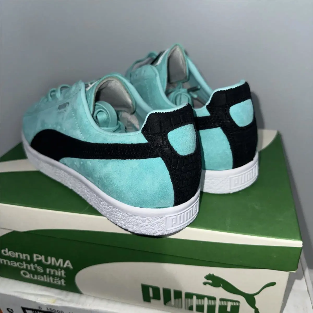 Puma shoes - PUMA Clyde - Clyde - 365651-01 - Blue, Manufacturer: Blue Diamond/White 0
