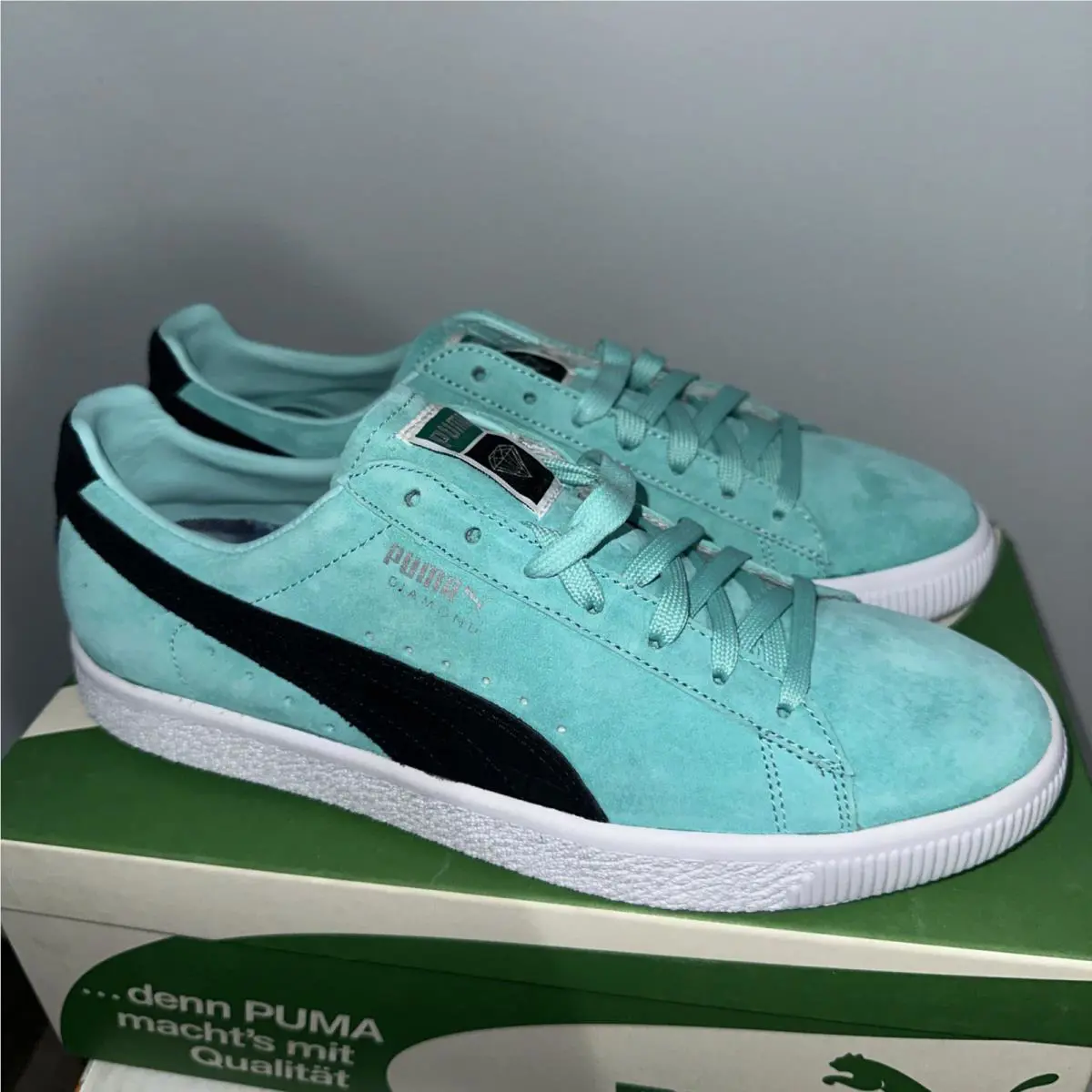 Puma shoes - PUMA Clyde - Clyde - 365651-01 - Blue, Manufacturer: Blue Diamond/White 1