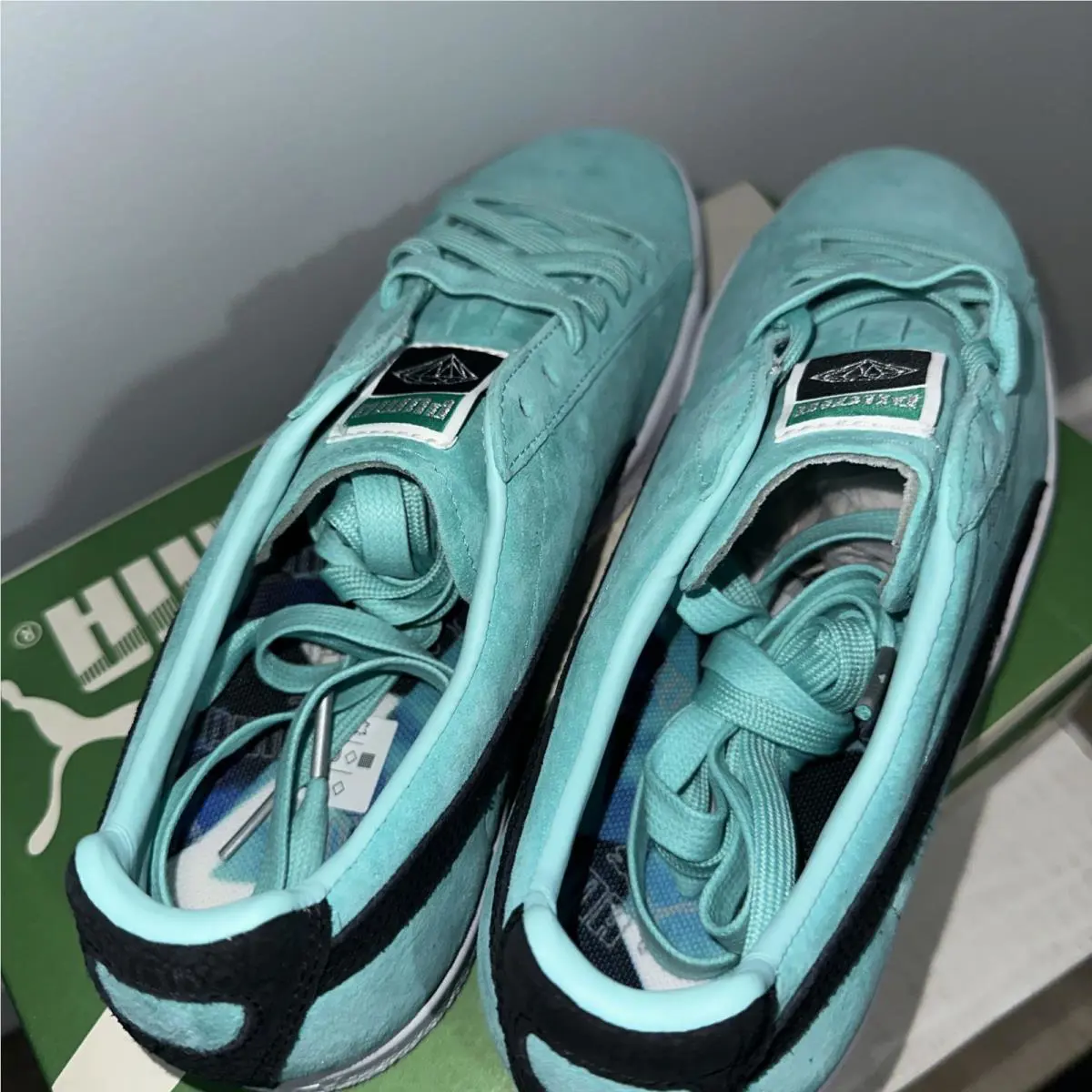 Puma shoes - PUMA Clyde - Clyde - 365651-01 - Blue, Manufacturer: Blue Diamond/White 3