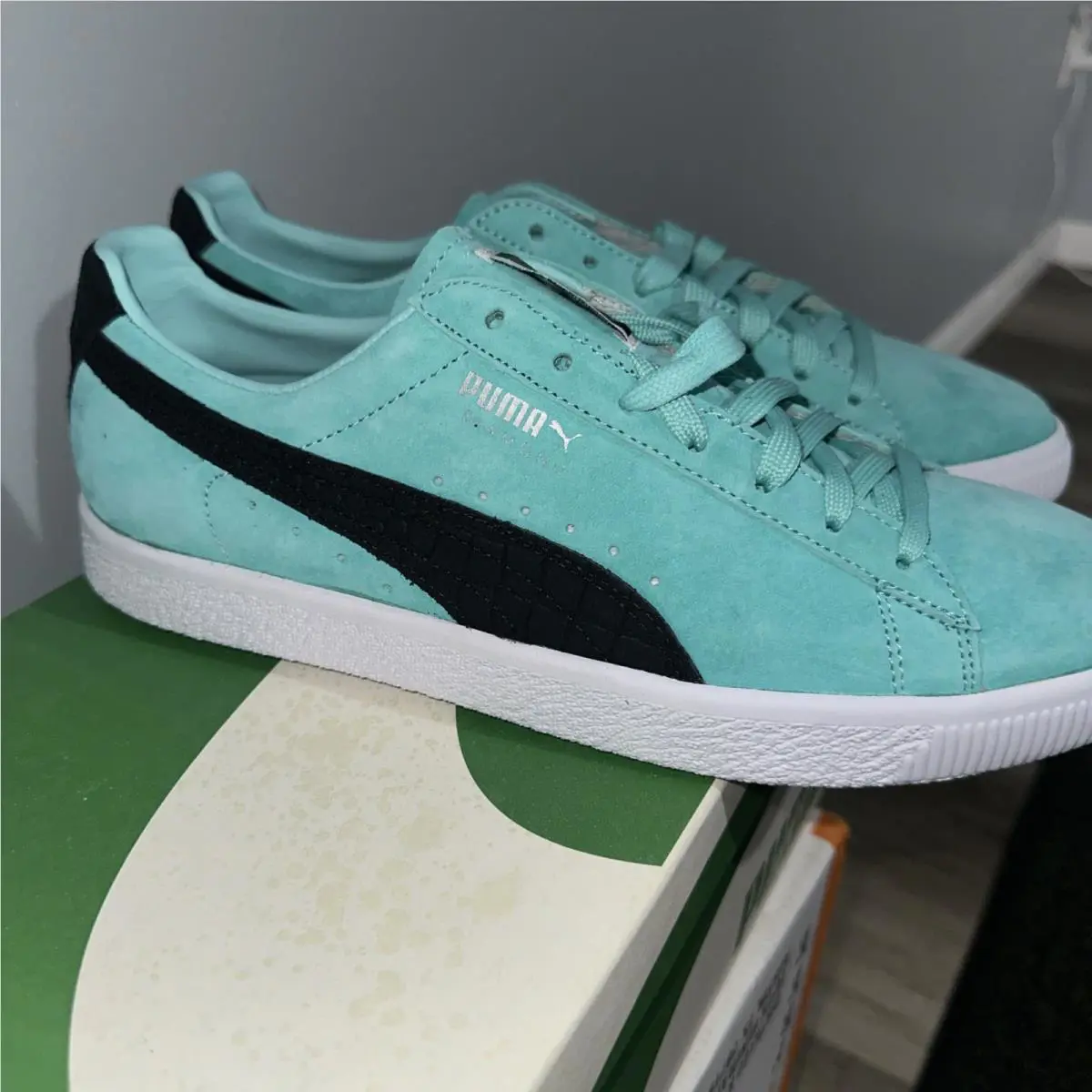 Puma shoes - PUMA Clyde - Clyde - 365651-01 - Blue, Manufacturer: Blue Diamond/White 5