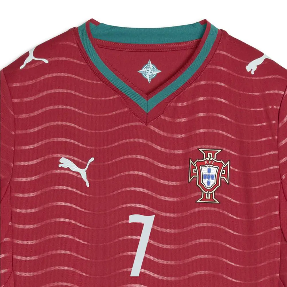 Puma clothing - PUMA Portugal 2026 Home Ronaldo Crew Neck Short Sleeve Replica Je - 78814477 - Red (UPC: 199259936427) 3