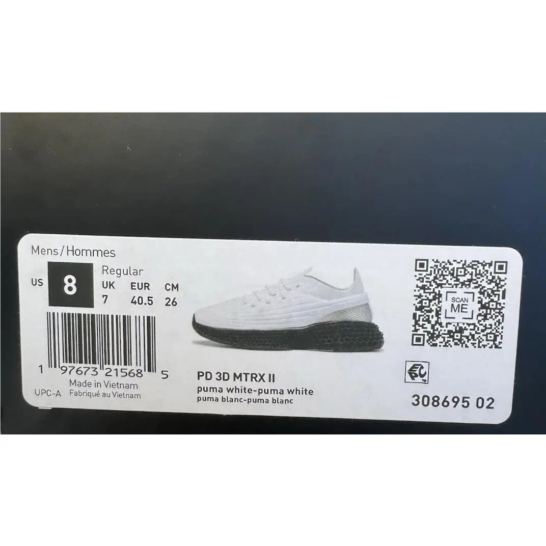 Puma shoes - Porsche Design 3D MTRX II - White 9