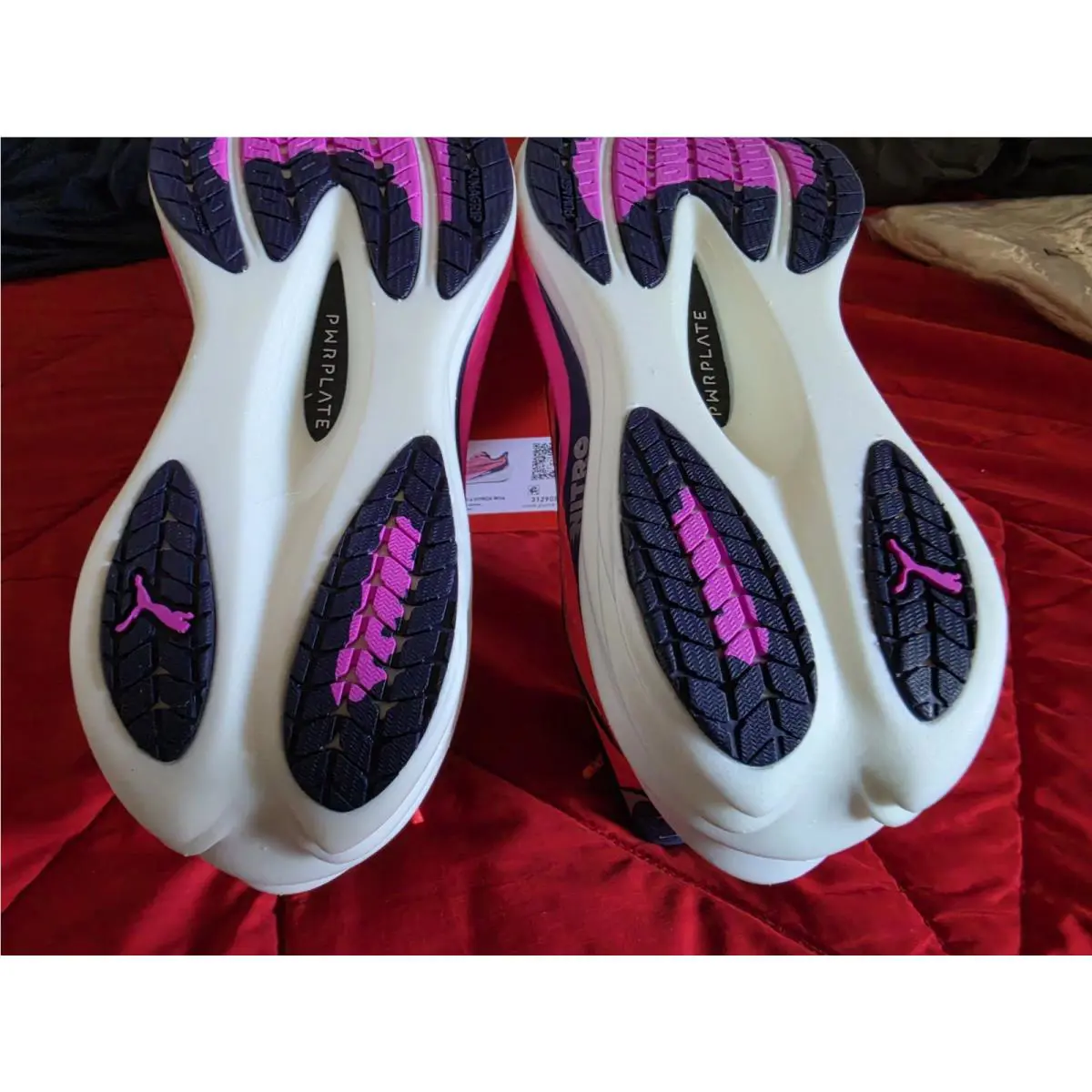 Puma shoes - Deviate 4 - Deviate - 312905-01 - Pure Pink Puma White 12