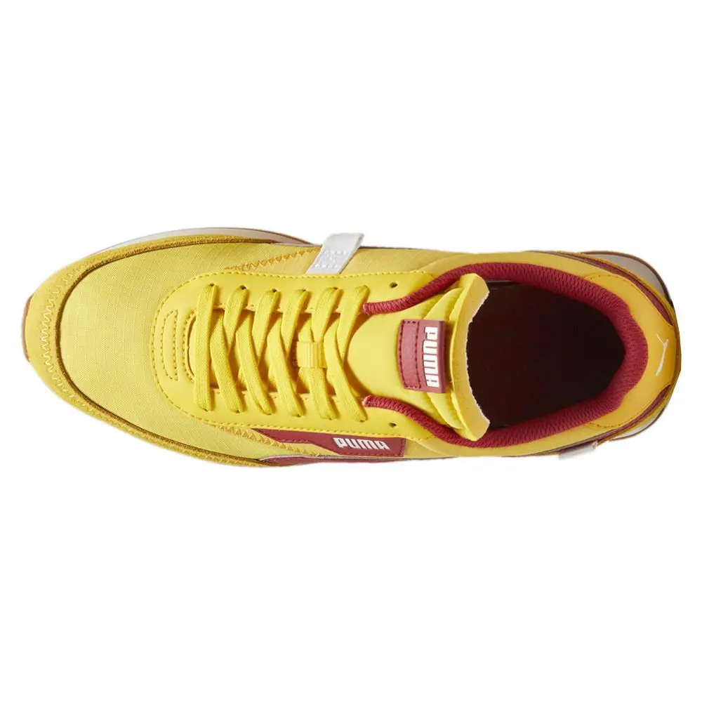 Puma shoes - PUMA Future Rider Play On Lace Up - 39347320 - Yellow (UPC: 196859416199) 2