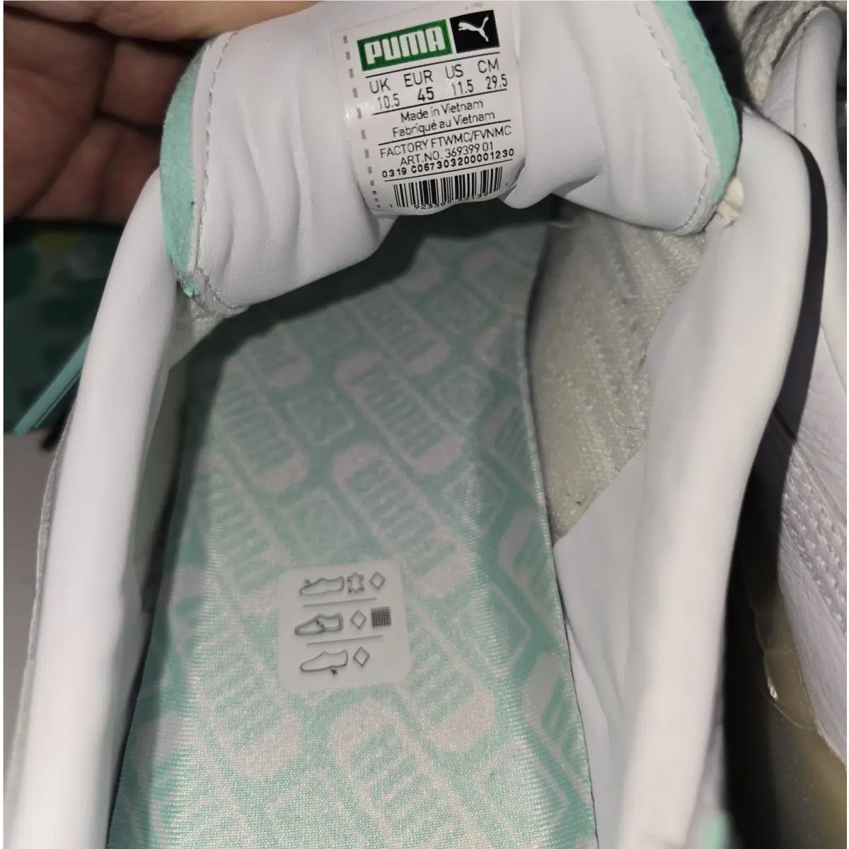 Puma shoes - Cali-0 Diamond Supply - Diamond Supply - 369399 01 - White, Mint 4