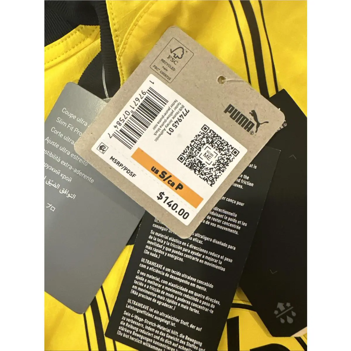Puma clothing - Puma - 77494501 - Cyber Yellow / Black (UPC: 0197671075847) 10