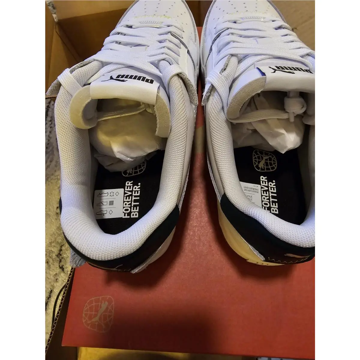 Puma shoes - 392332 01 - Puma White-Puma Black (UPC: 196856269026) 4