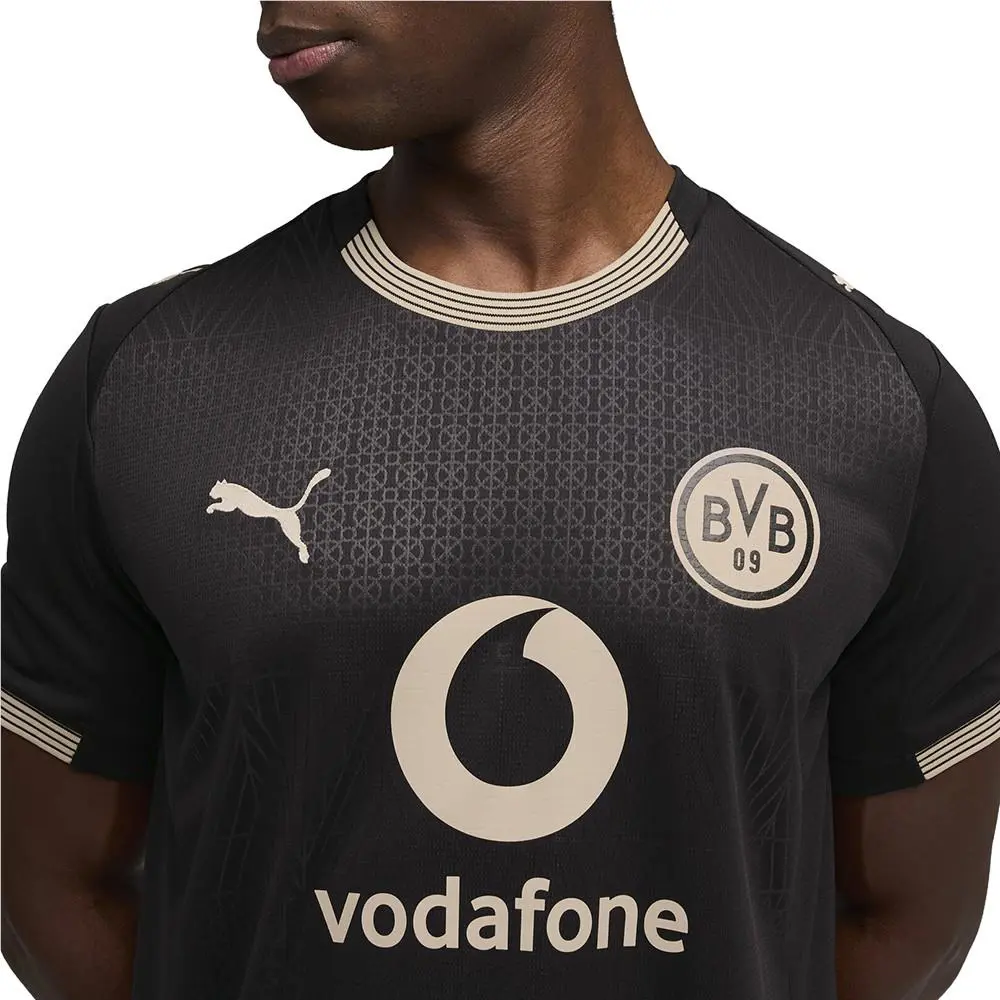Puma clothing - PUMA Bvb Special Edition Crew Neck Short Sleeve Soccer Jersey Rep - 78011823 - Black (UPC: 199259320028) 3
