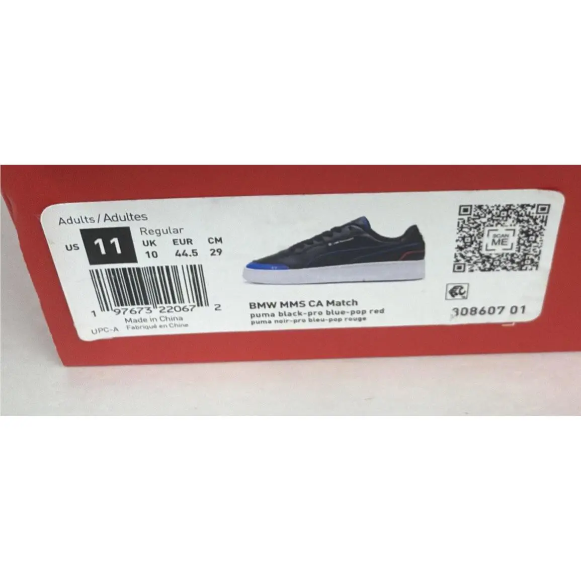 Puma shoes - PUMA Bmw M Motorsport Ca Match Lace Up - 30860701 - Black 4