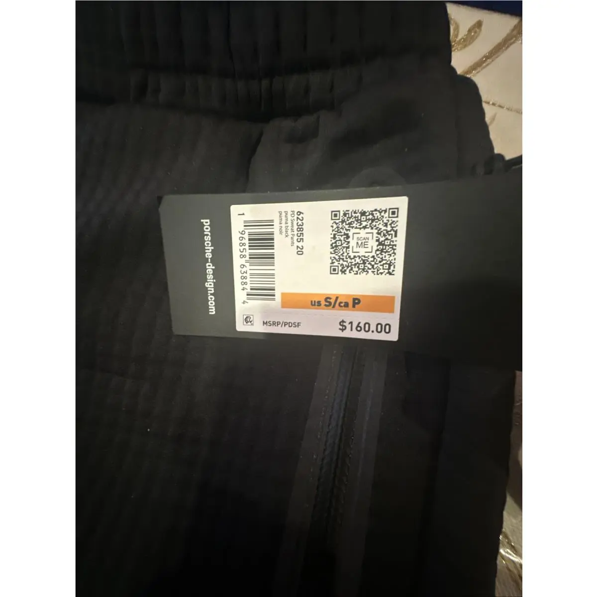 Puma clothing - Puma PD Porshe Design Pant - 623855-20 - Black (UPC: 0196858638844) 9