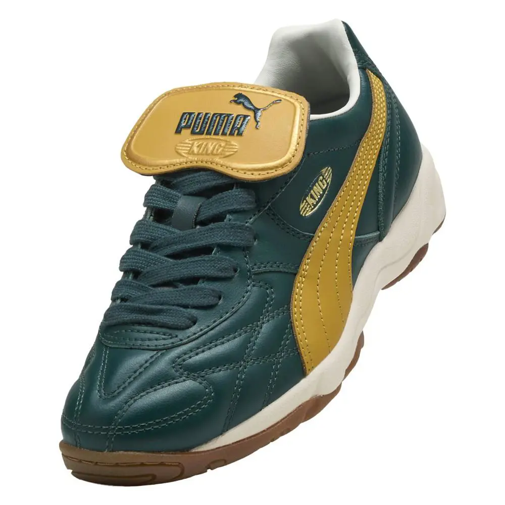 Puma shoes - PUMA King Indoor Lace Up  Youth - 40373107 - Green (UPC: 198551975370) 4