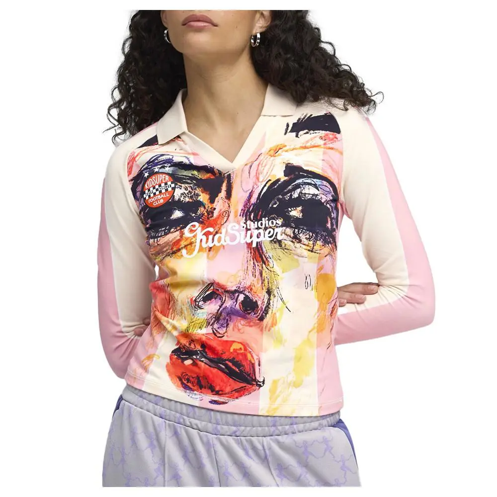Puma clothing - PUMA  X Kidsuper Long Sleeve Jersey - 63236965 - Pink (UPC: 198553374430) 1