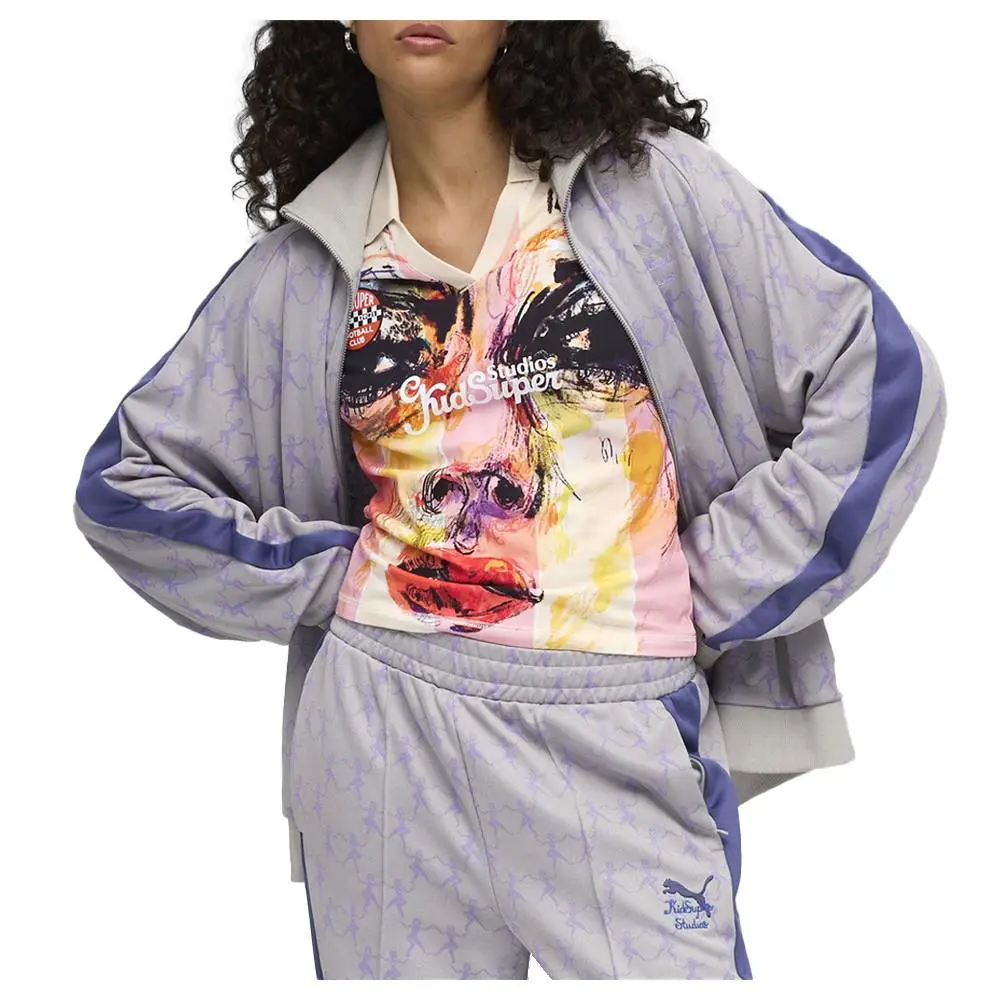 Puma clothing - PUMA  X Kidsuper Long Sleeve Jersey - 63236965 - Pink (UPC: 198553374430) 3