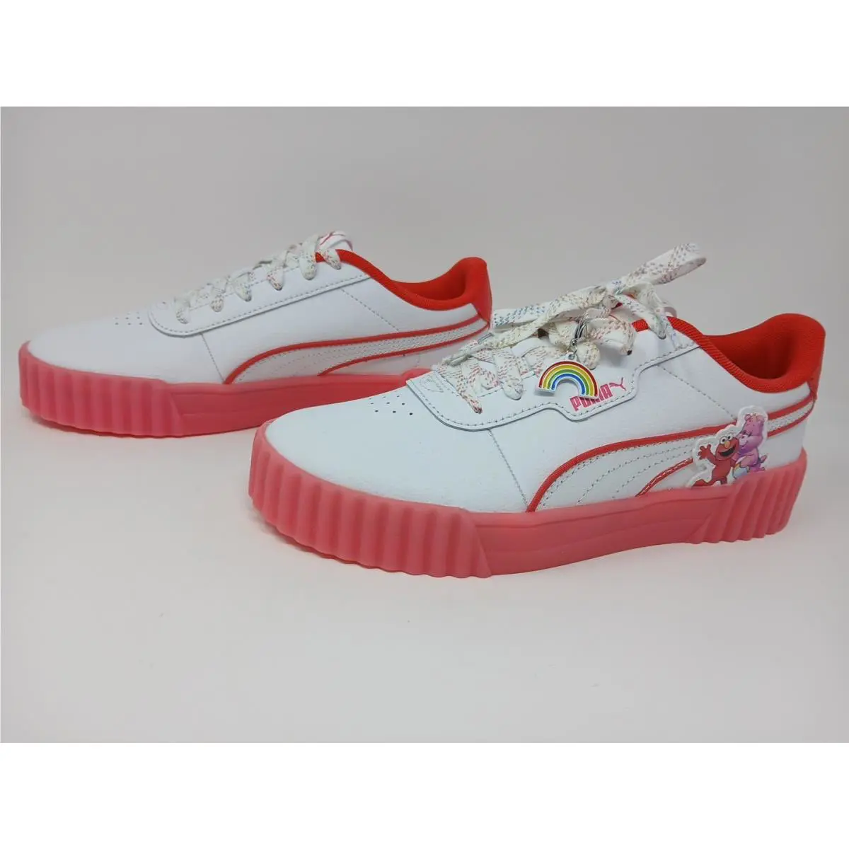 Puma shoes - PUMA  X Care Bears X Sesame Street Carina 3.0 Lace Up - 40690801 - White (UPC: 9082563821170) 6