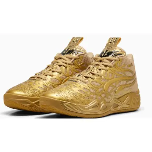 Puma x Lamelo Ball MB.04 Golden Child 311306-01 Mens Basketball Size 10.5 - Gold