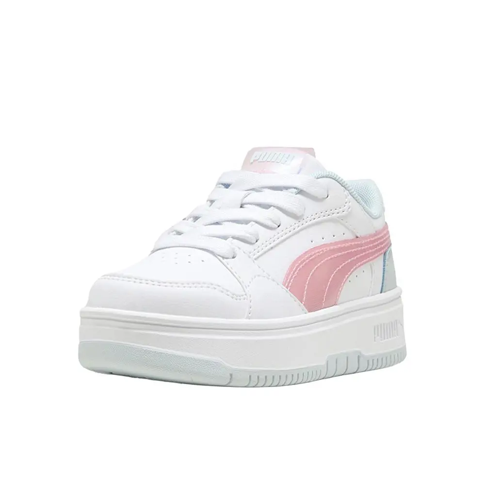 Puma shoes - PUMA Rebound Femme Space Belle Lace Up  Toddler - 40410701 - Pink, White (UPC: 198551703232) 0
