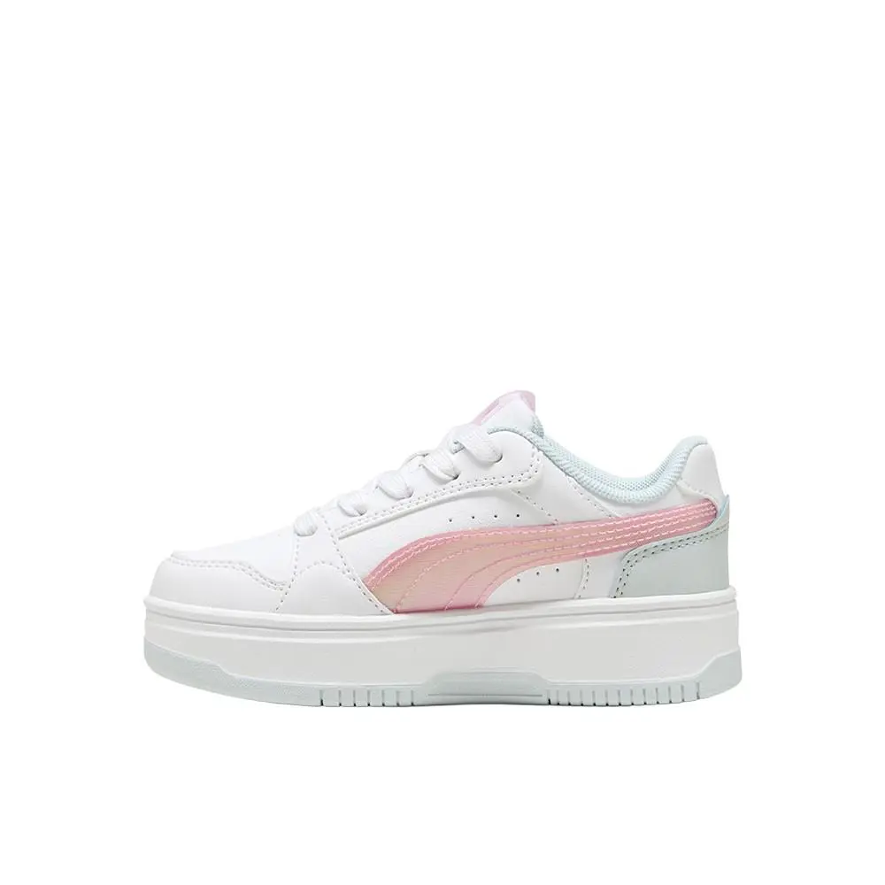 Puma shoes - PUMA Rebound Femme Space Belle Lace Up  Toddler - 40410701 - Pink, White (UPC: 198551703232) 1