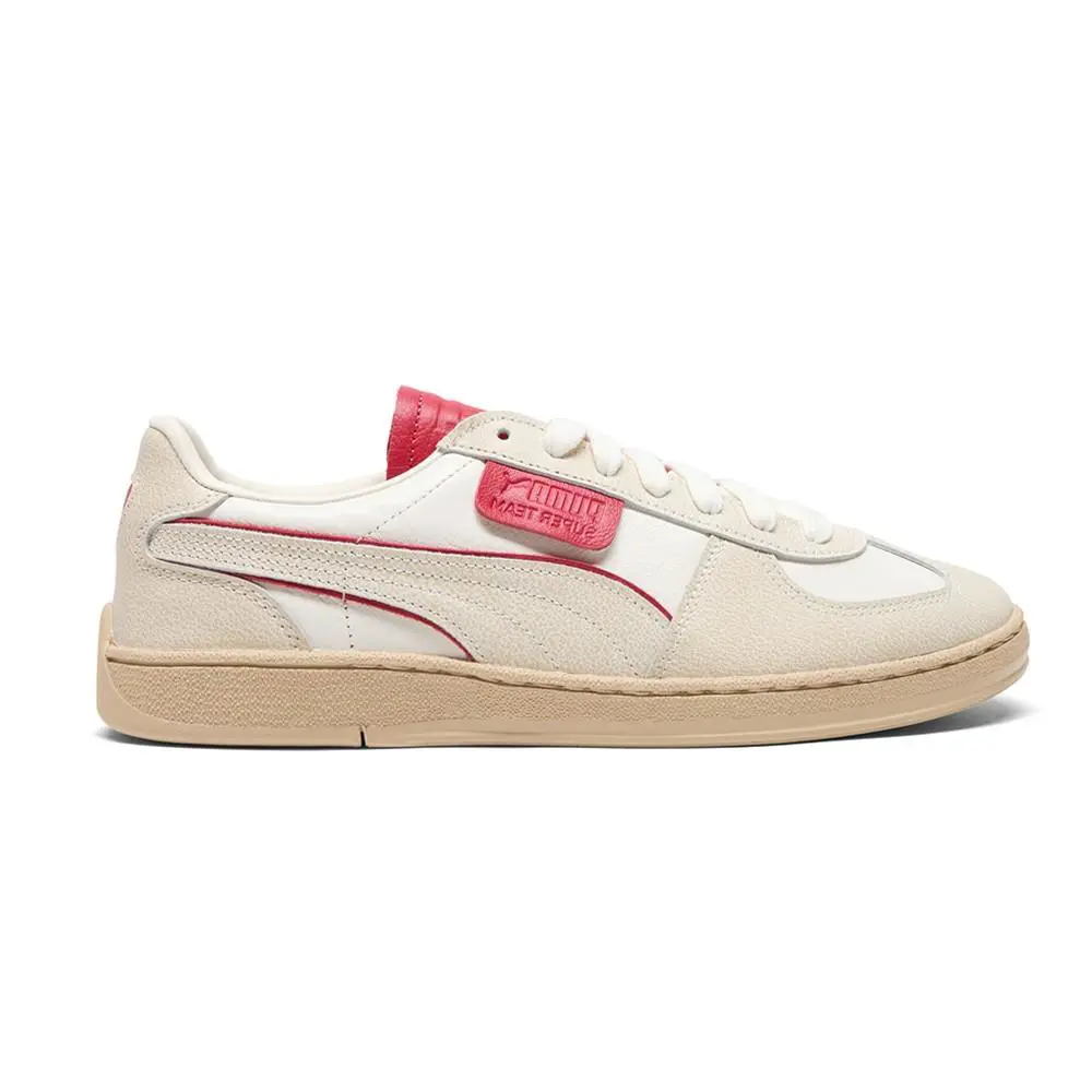 Puma Super Team Ac Milan Lace Up Mens Size 9 M Sneakers Casual Shoes 40261301 - Beige, White