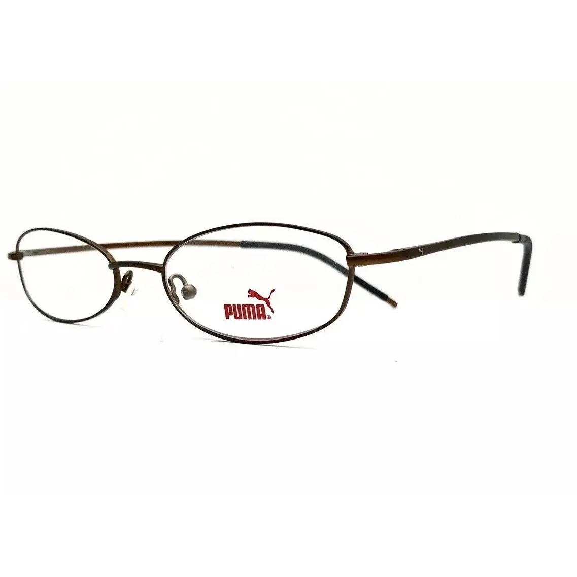 Puma Eyeglasses Bleecker Matte Brown 50•18•135 with Generic Case