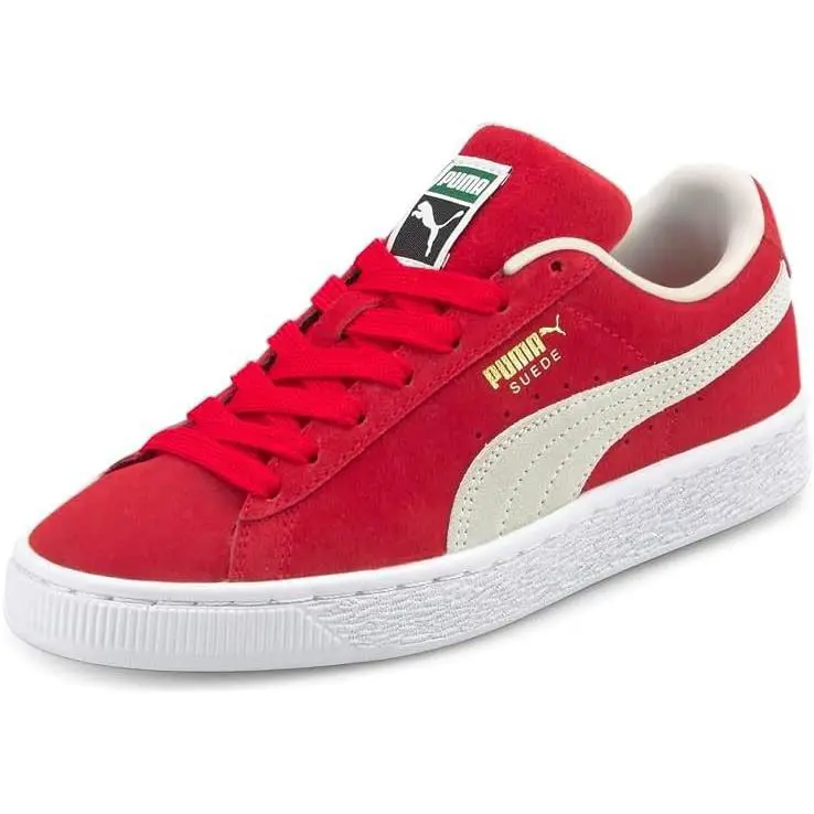 Puma Suede Classic Xxi High-risk Red/puma White Big Kid 5C 380560-02 - High-risk Red/Puma White