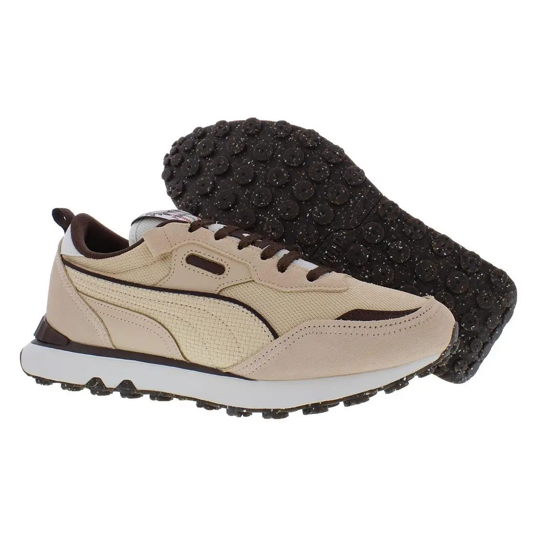 Puma Rider Fv Caf� Mens Shoes Size 7.5 Color: Beige/brown