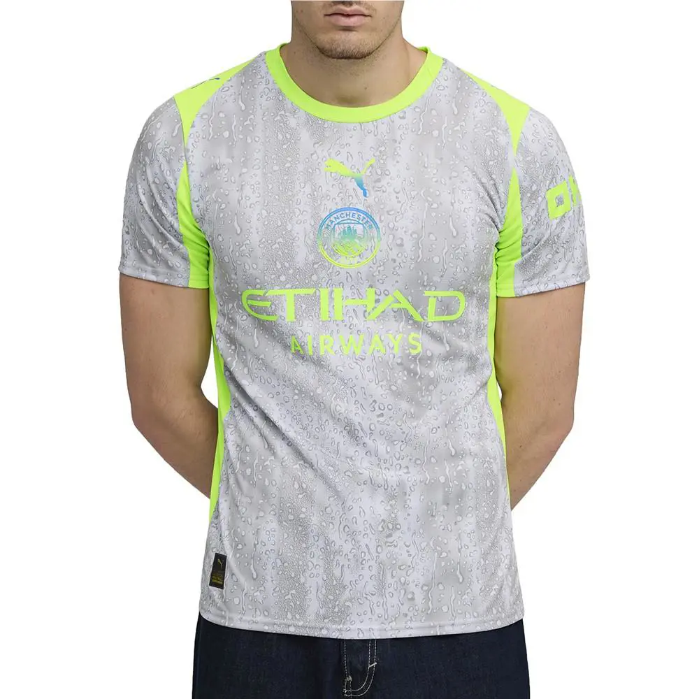 Puma clothing - PUMA Manchester City 3Rd Crew Neck Short Sleeve Soccer Jersey Rep - 78036203 - Blue (UPC: 198553645387) 1