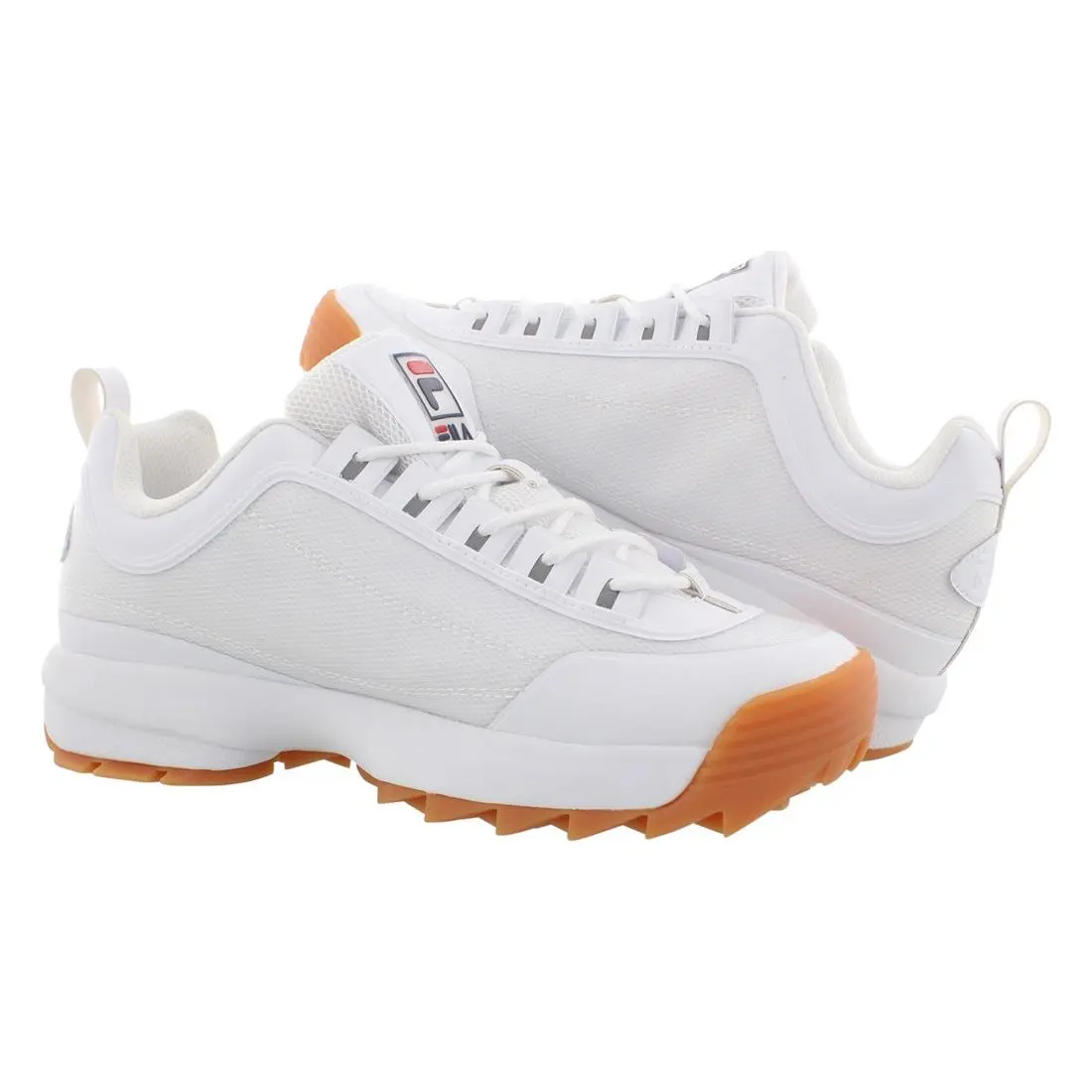 Fila shoes - White/White/Gum, Main: White 5