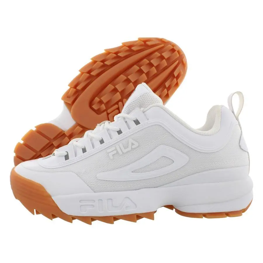 Fila shoes - White/White/Gum, Main: White 6